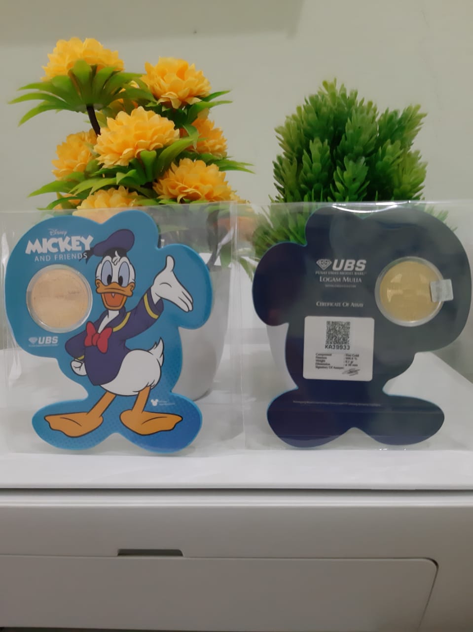 Emas LM UBS Disney Donald Duck 0,1 gram