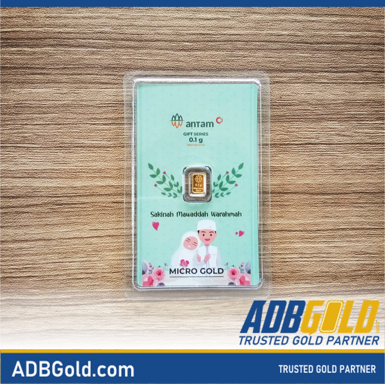 Micro Gold 0,1 gram - Wedding Samawa