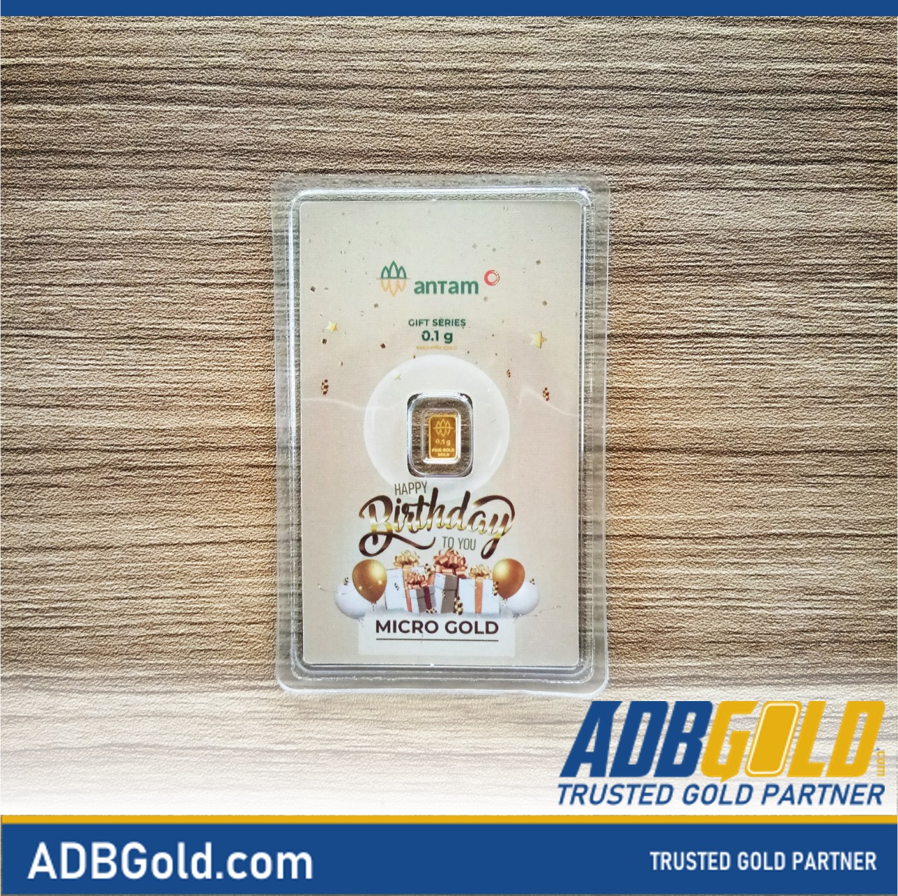 Micro Gold 0,1 gram - Happy Birthday Gold