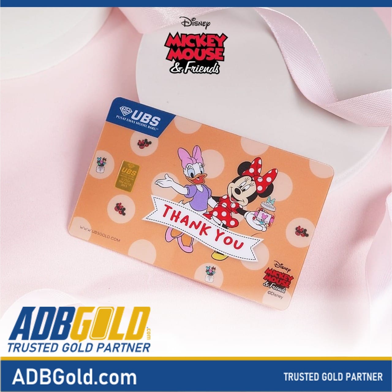 UBS Disney Gift Series 0,25 gram - Daisy Duck & Minnie Mouse Thank You